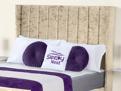 Empire Winged upholstered Bed