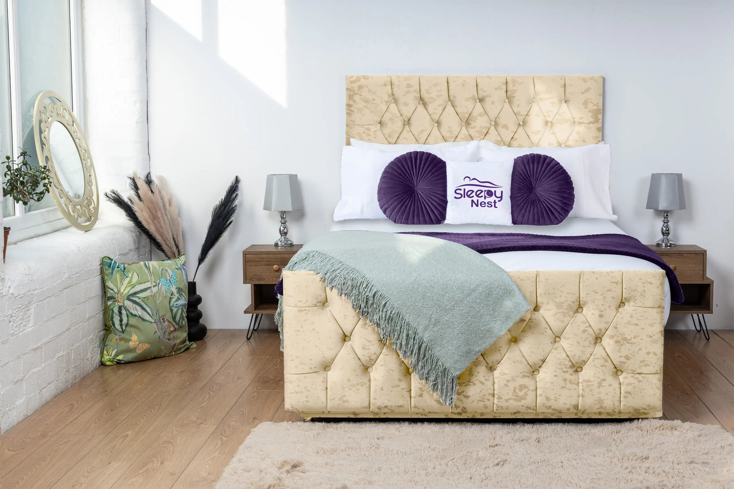 Jublie Chesterfield Divan Bed
