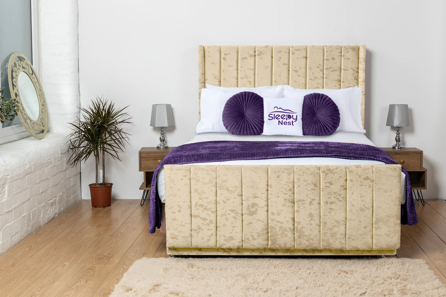 Seoul Wingback Divan Bed