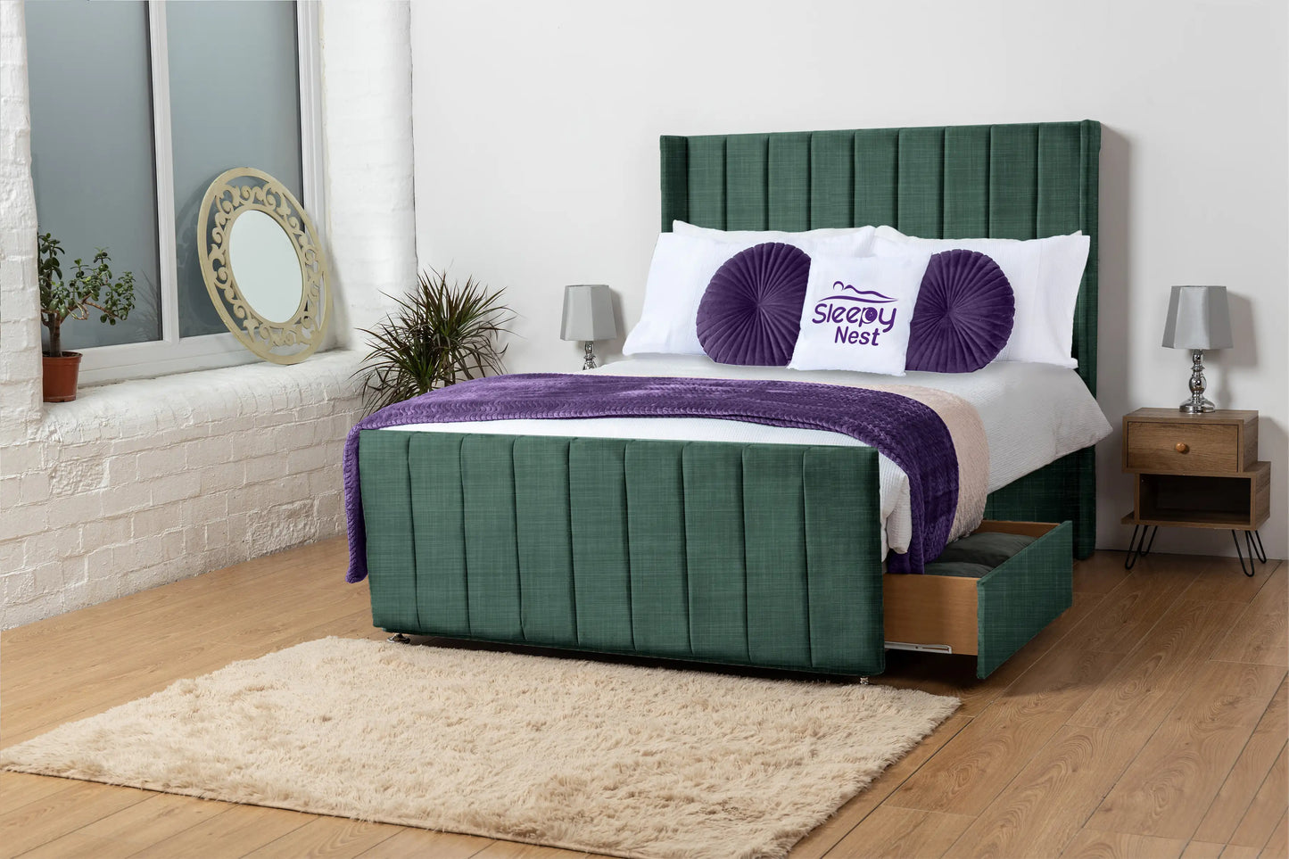 Seoul Wingback Divan Bed