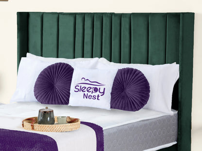 Valencia Lined Wings Upholstered Bed