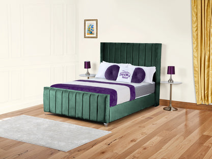 Empire Winged upholstered Bed