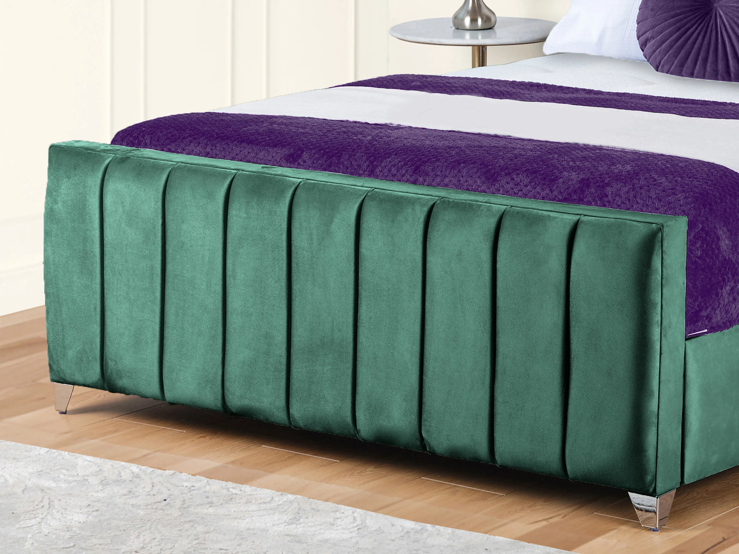 Empire Winged upholstered Bed