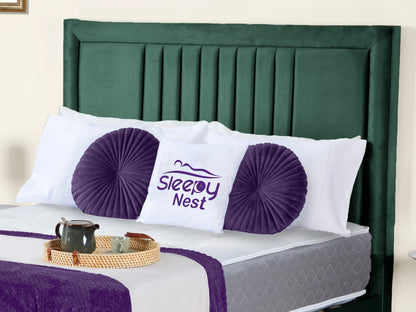 Cannas upholstered bed