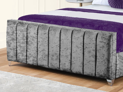 Empire Winged upholstered Bed