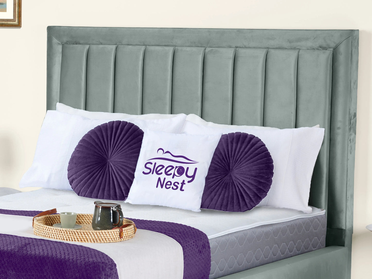 Grand panel Upholstered bed