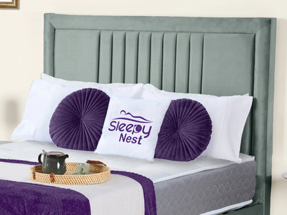 Cannas upholstered bed