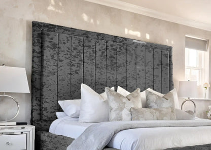 Geneva lined Upholstered Bed