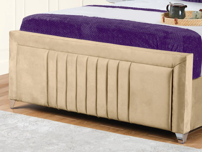 Cannas upholstered bed