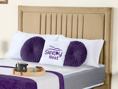 Cannas upholstered bed