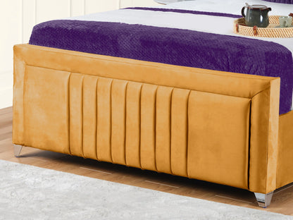 Cannas upholstered bed