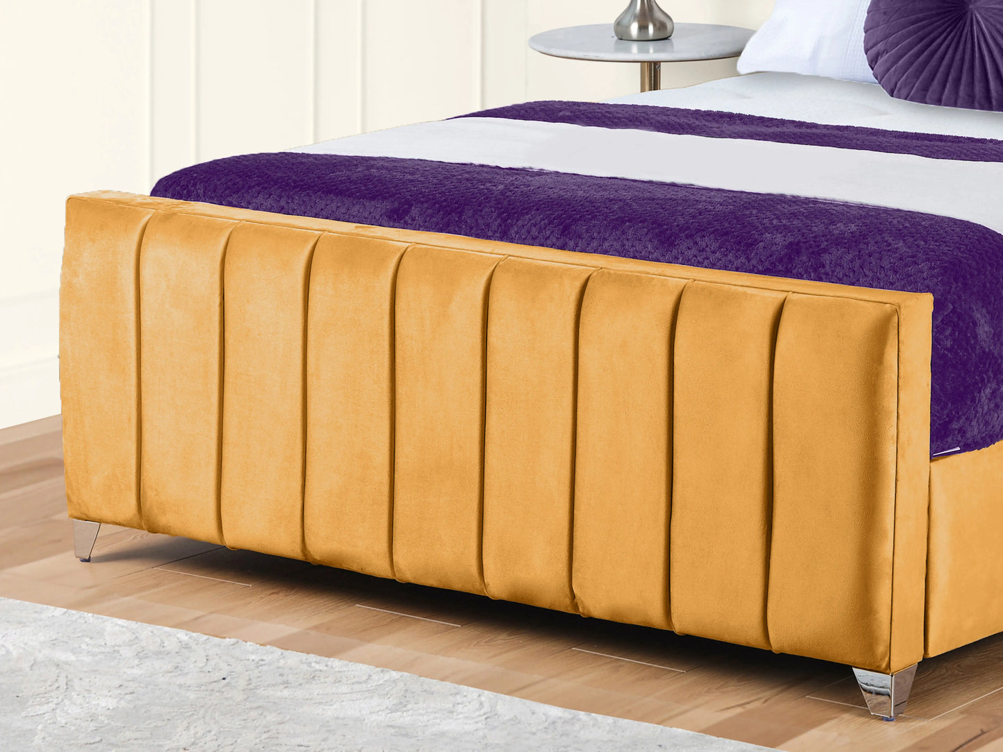 Empire Winged upholstered Bed