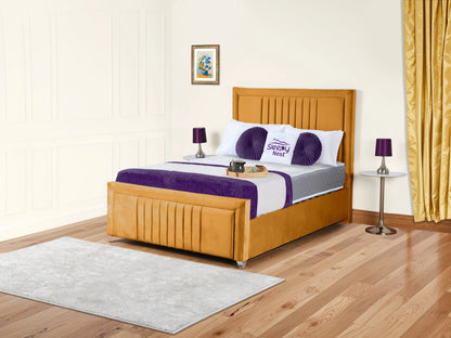 Cannas upholstered bed