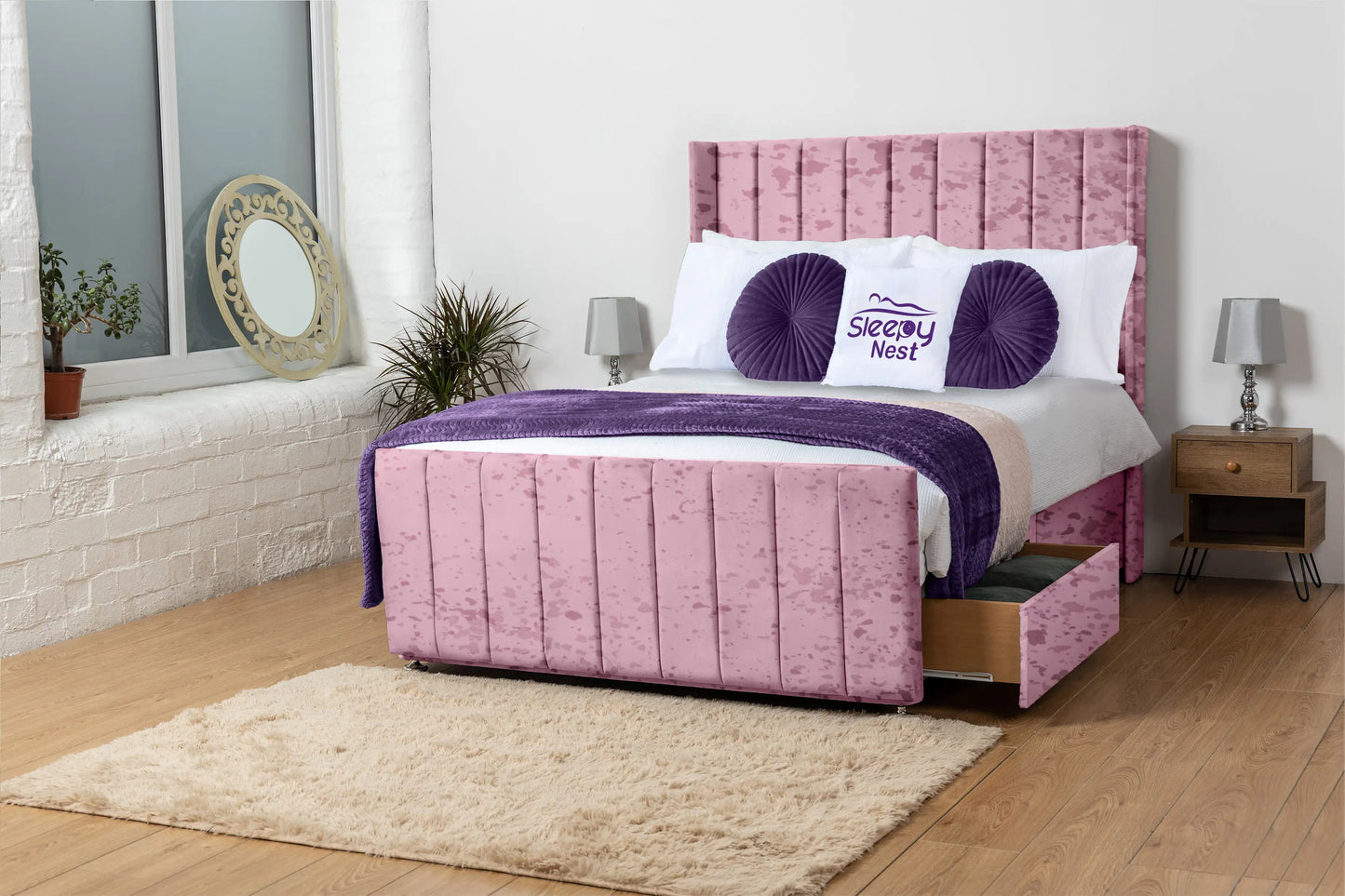 Seoul Wingback Divan Bed
