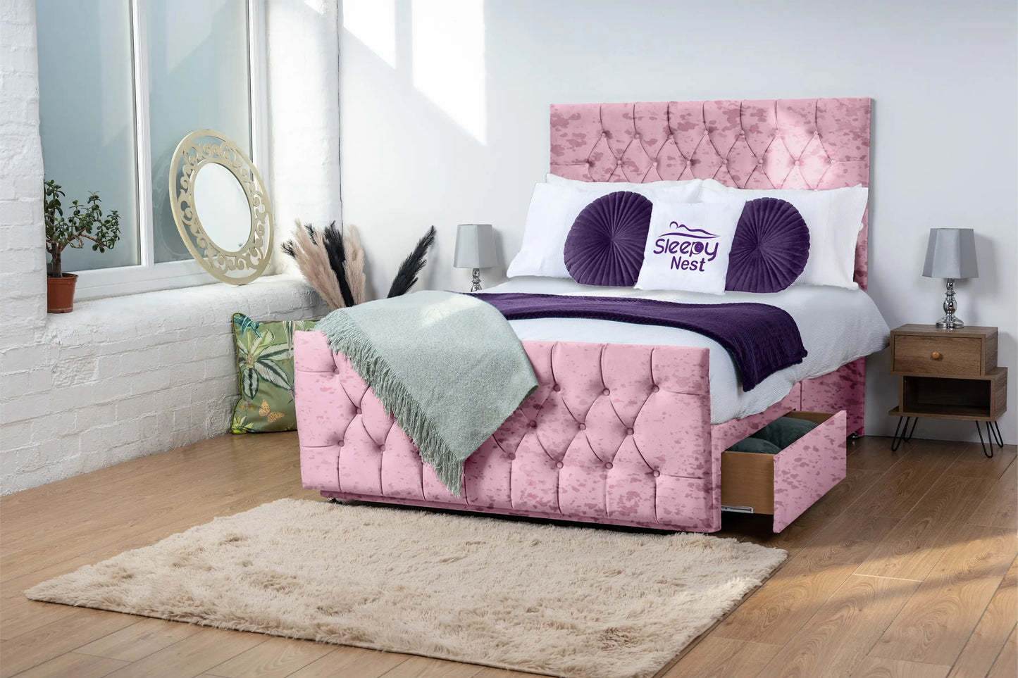Jublie Chesterfield Divan Bed