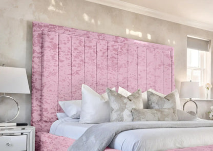 Geneva lined Upholstered Bed