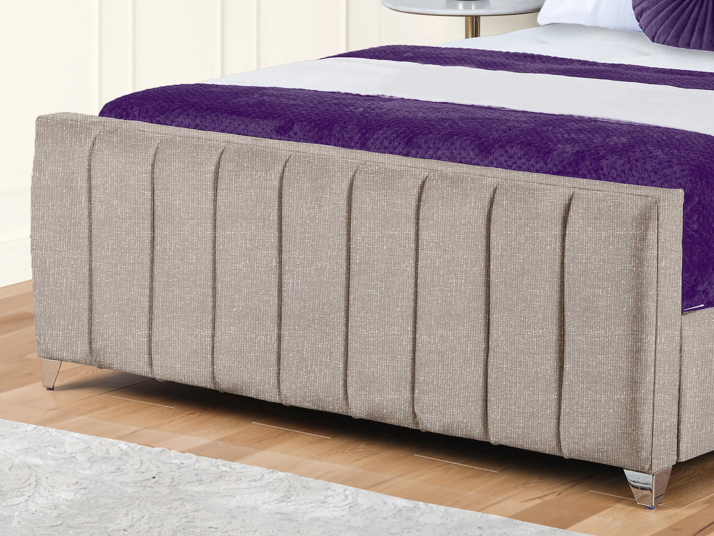 Empire Winged upholstered Bed