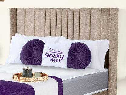 Valencia Lined Wings Upholstered Bed