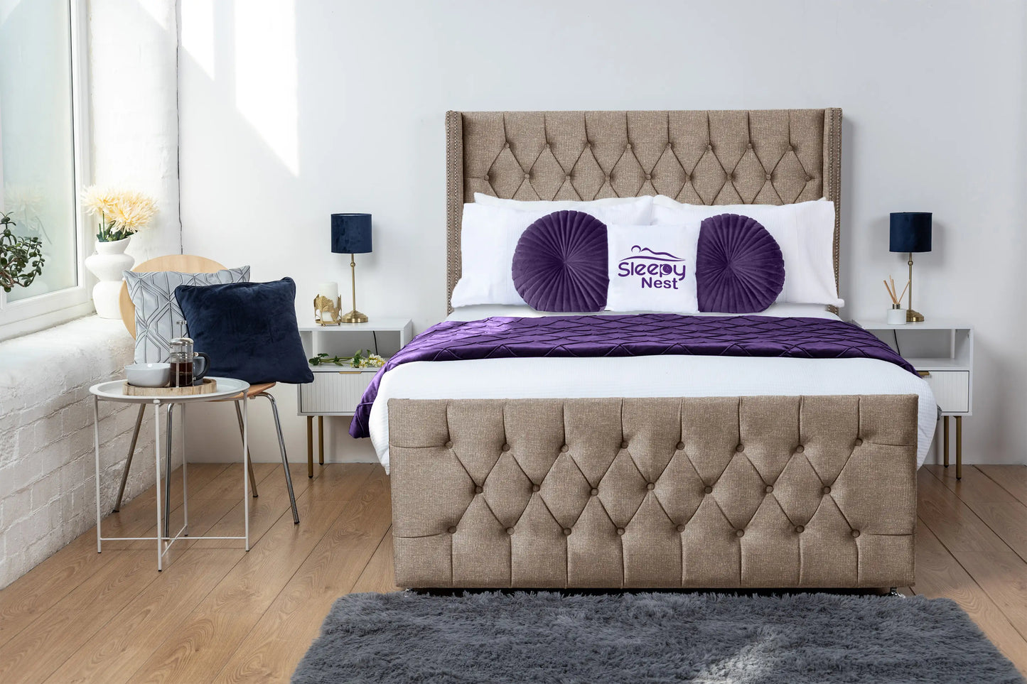 Emily Wingback Divan Bed