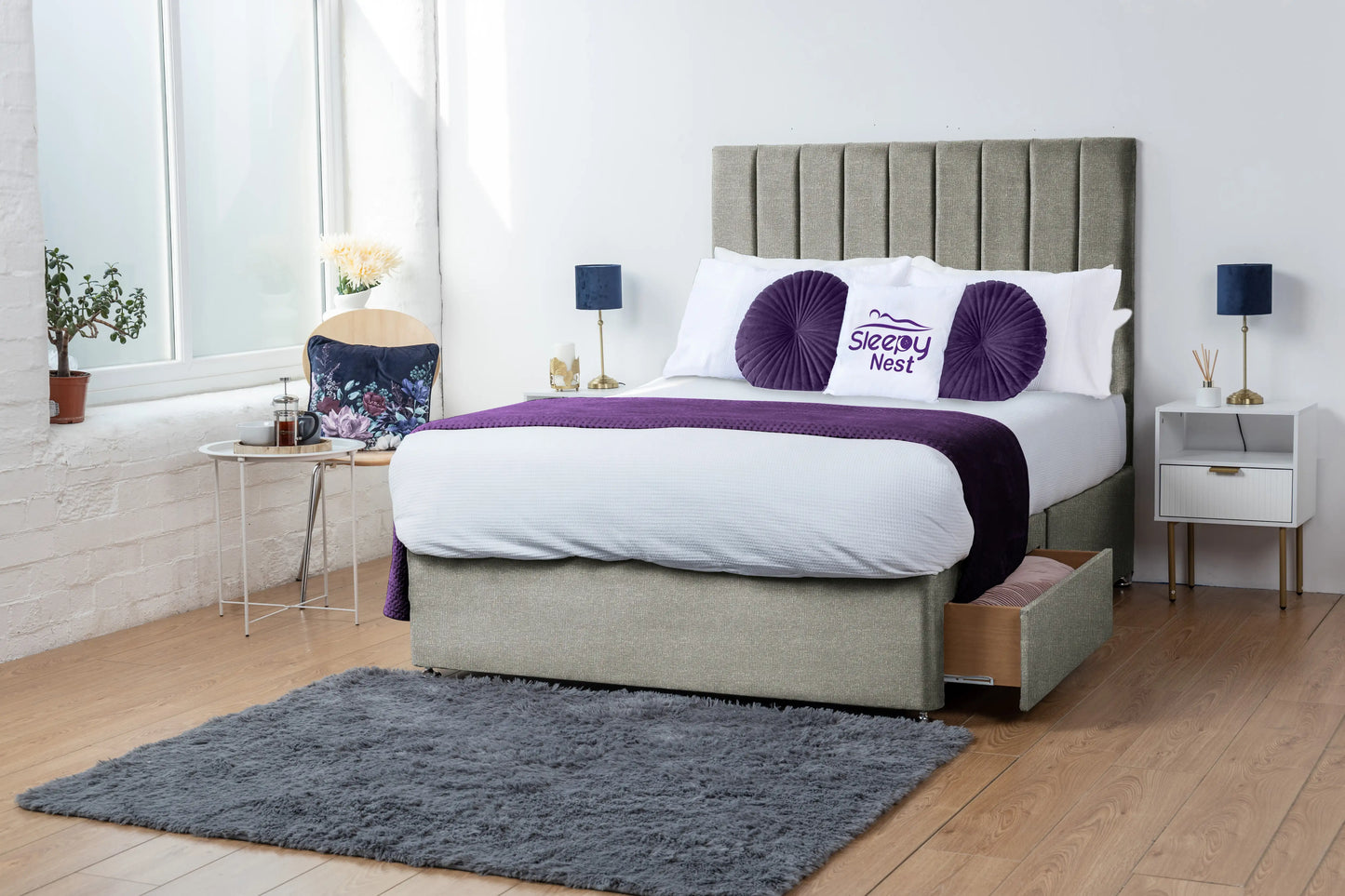Amelia Lined Divan Bed