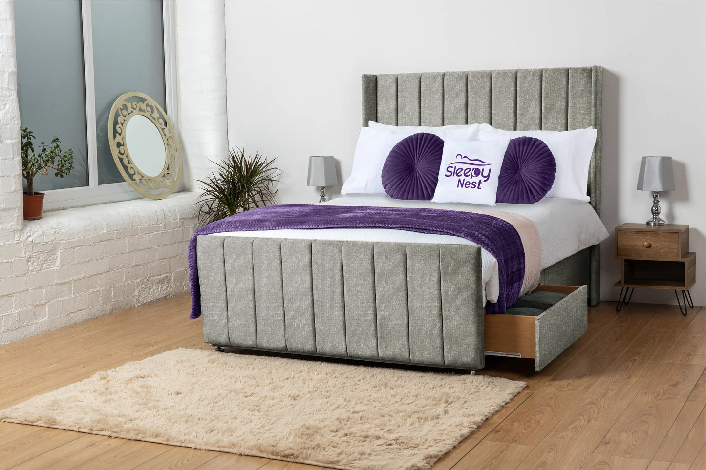 Seoul Wingback Divan Bed