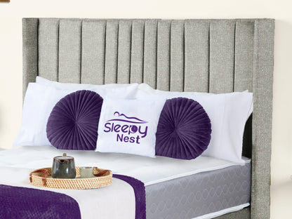 Valencia Lined Wings Upholstered Bed