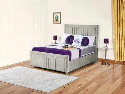 Cannas upholstered bed