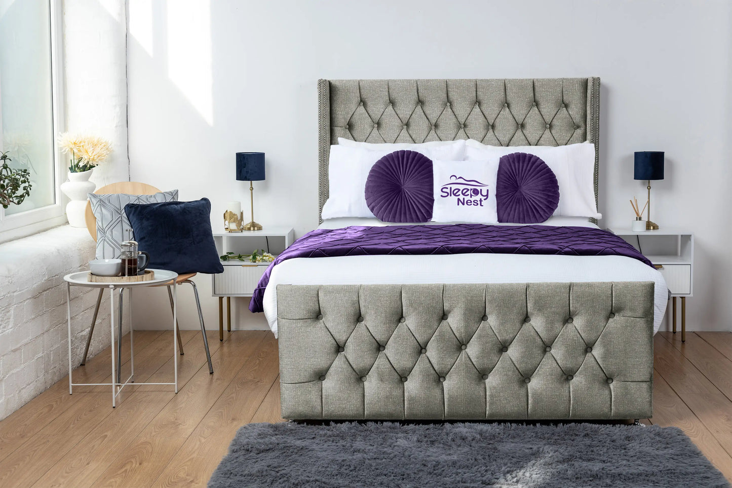 Emily Wingback Divan Bed