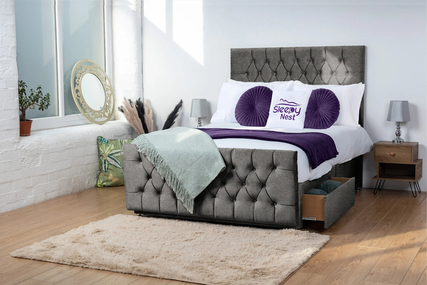 Jublie Chesterfield Divan Bed