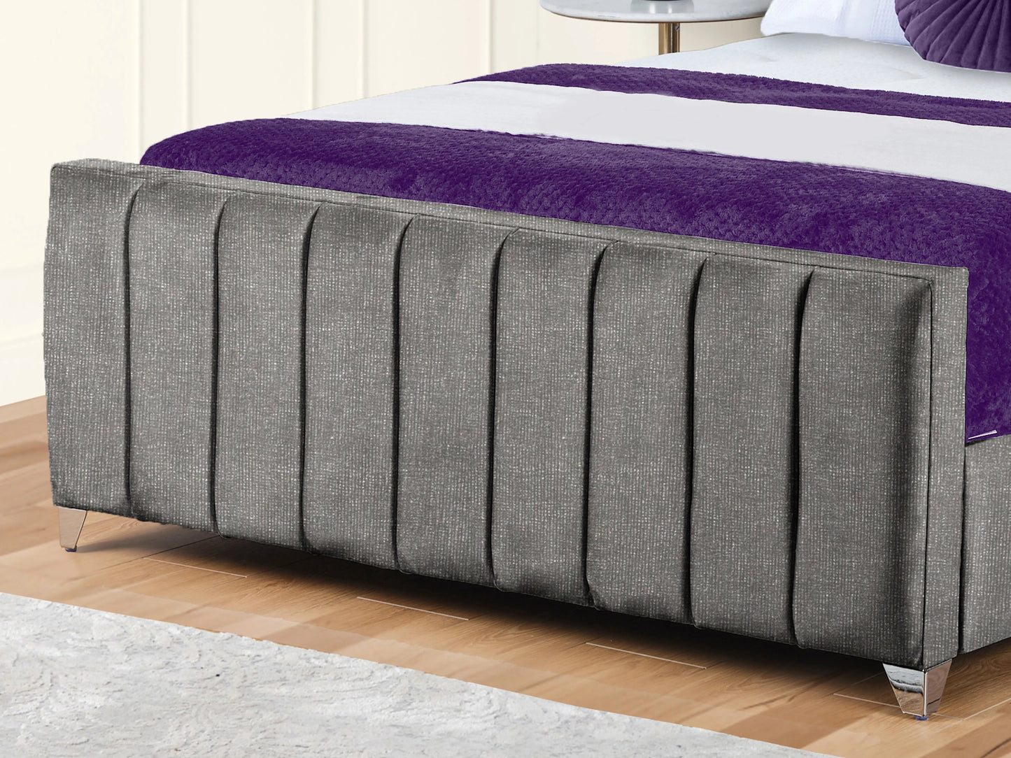 Empire Winged upholstered Bed