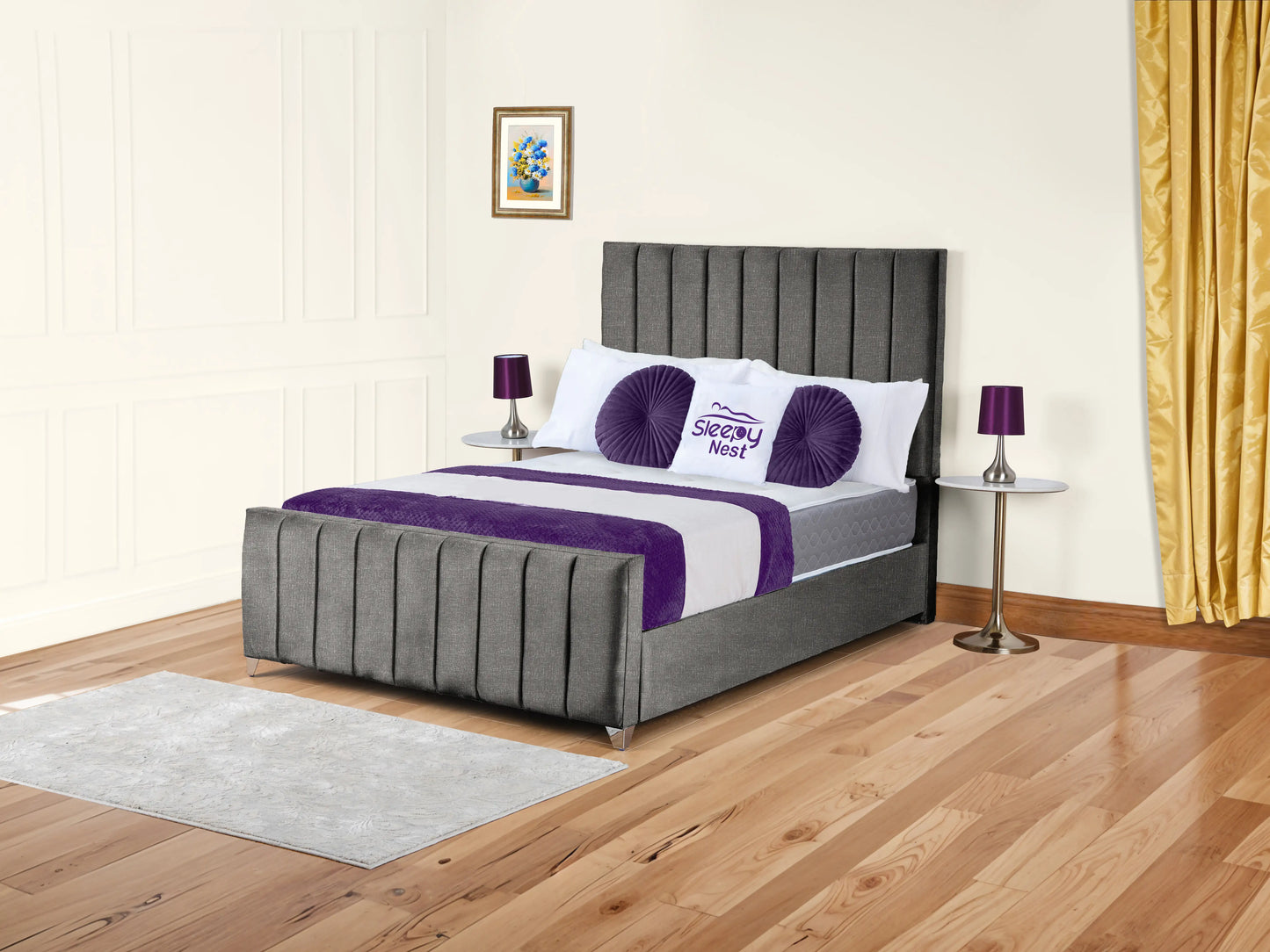 Lisburn Upholstered bed