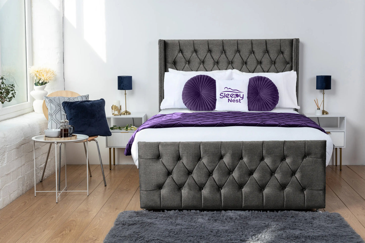 Emily Wingback Divan Bed