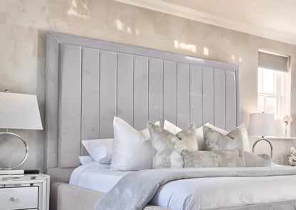 Geneva lined Upholstered Bed