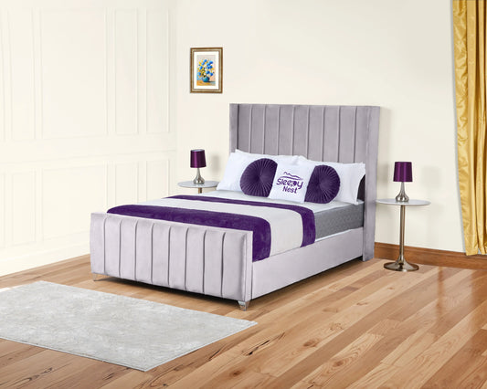 Empire Winged upholstered Bed