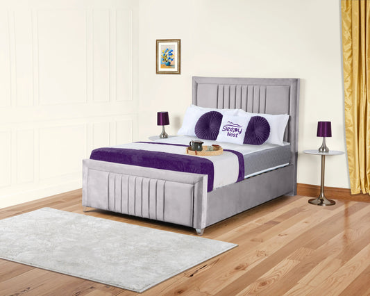 Cannas upholstered bed