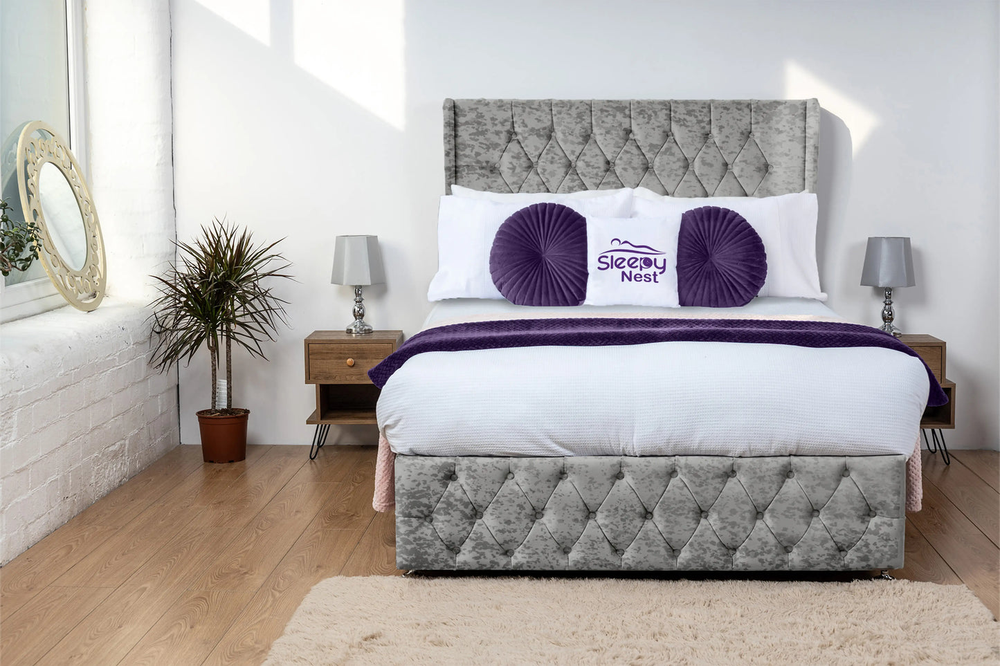 Luxor Wingback Divan Bed