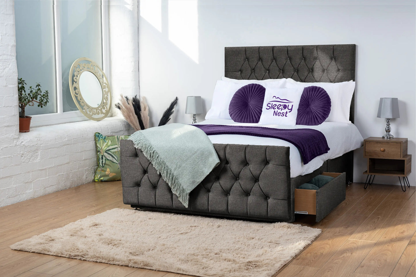 Jublie Chesterfield Divan Bed