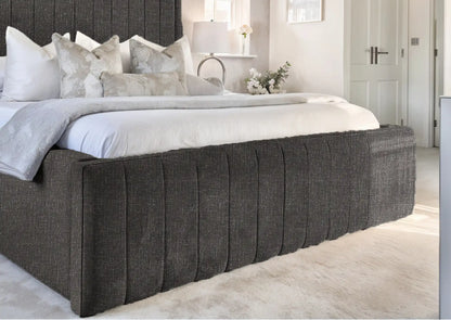 Geneva lined Upholstered Bed