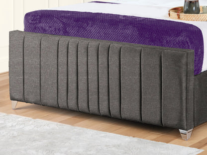 Valencia Lined Wings Upholstered Bed