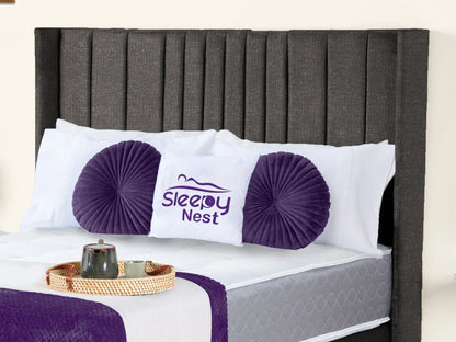 Valencia Lined Wings Upholstered Bed