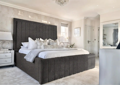 Geneva lined Upholstered Bed