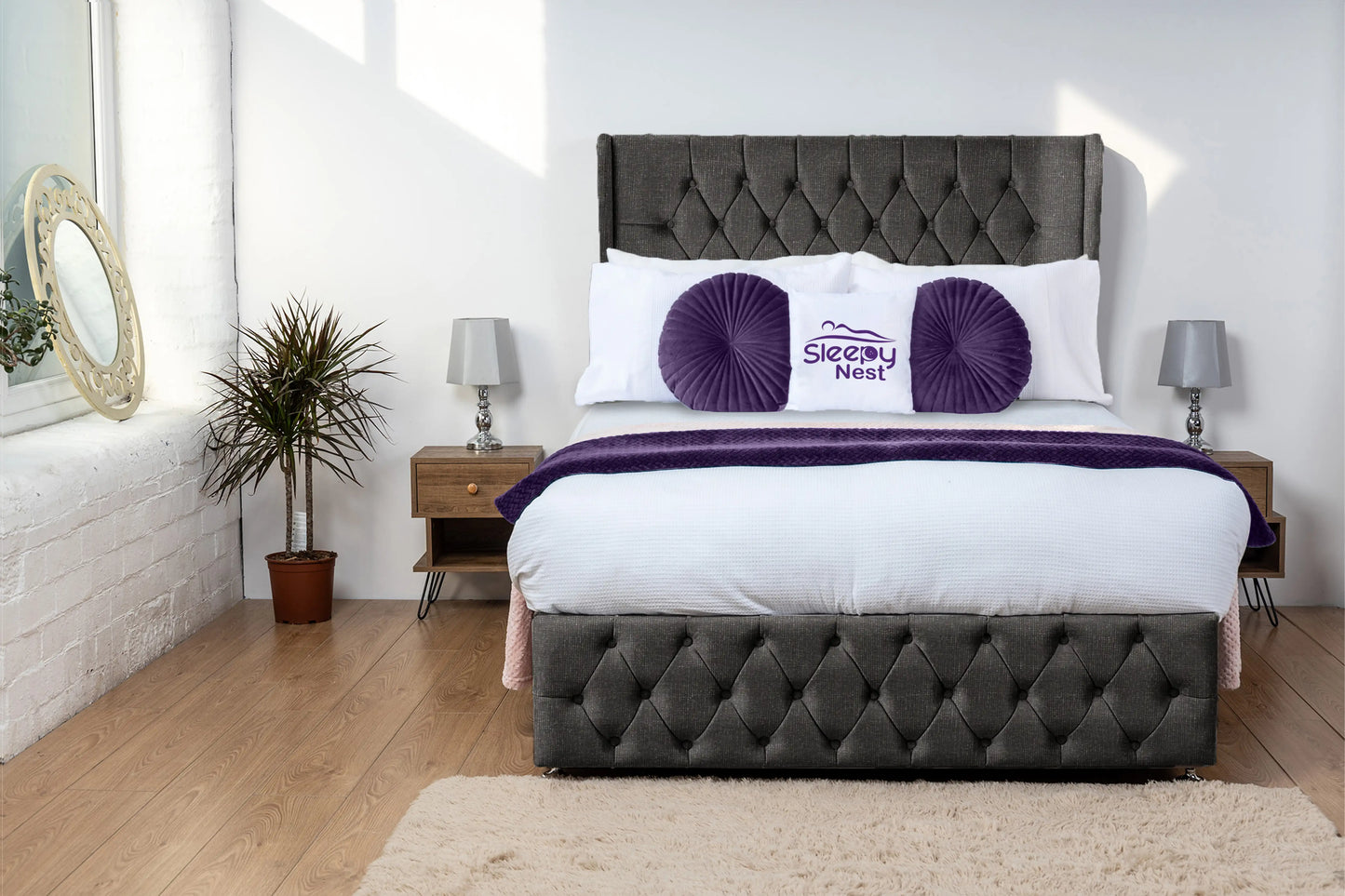 Luxor Wingback Divan Bed