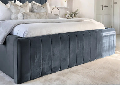 Geneva lined Upholstered Bed
