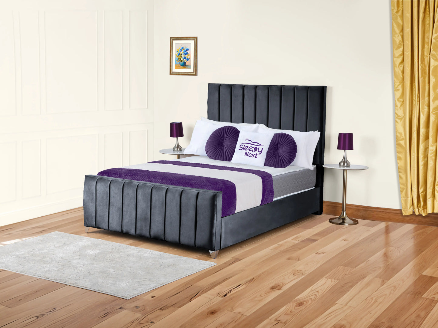 Lisburn Upholstered bed