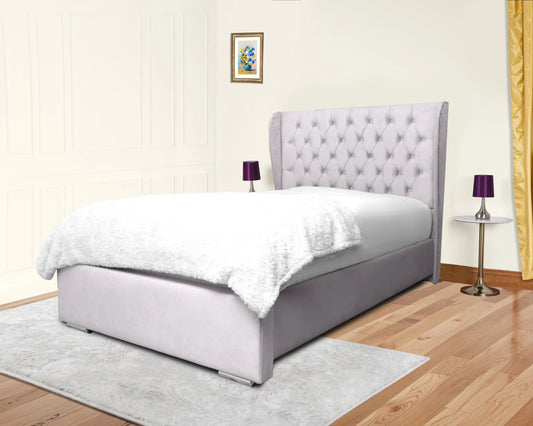 Miri Winged Upholstered Bed