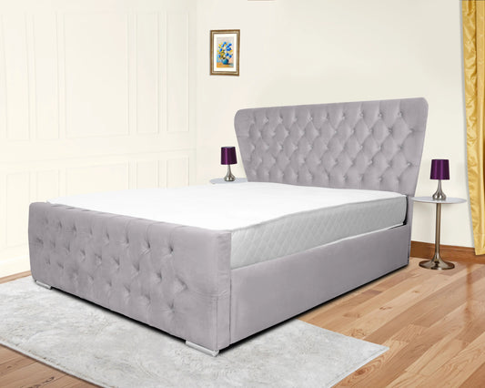 Kendall Winged Upholstered Bed