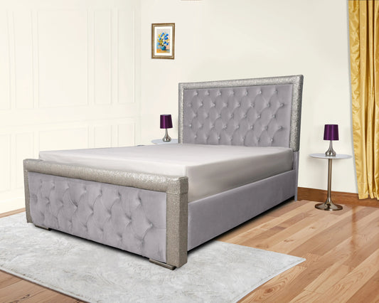 Glitz Lunar Upholstered Bed