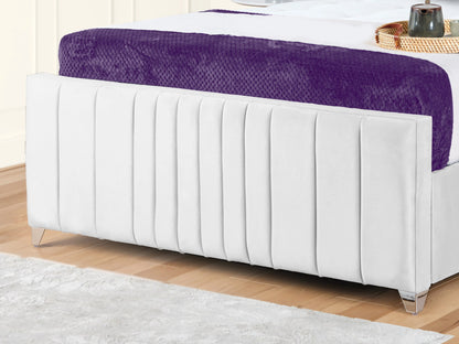 Valencia Lined Wings Upholstered Bed