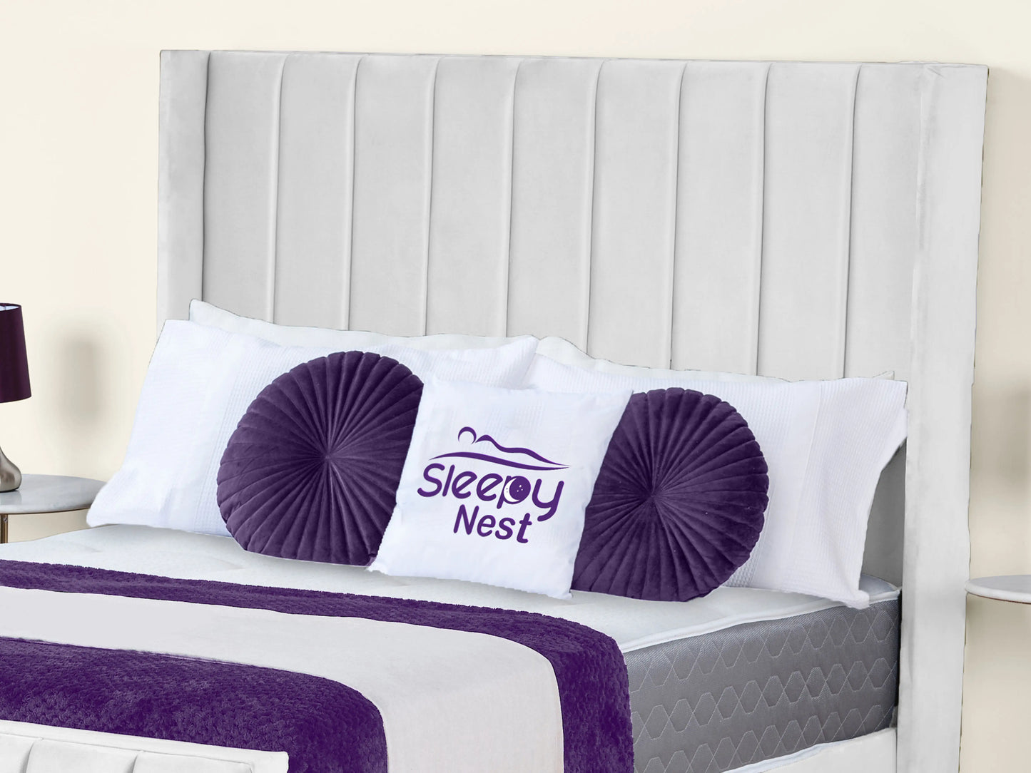 Empire Winged upholstered Bed