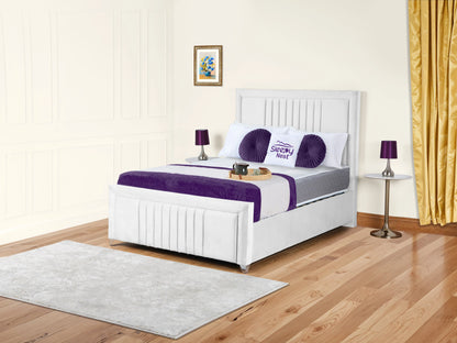 Cannas upholstered bed